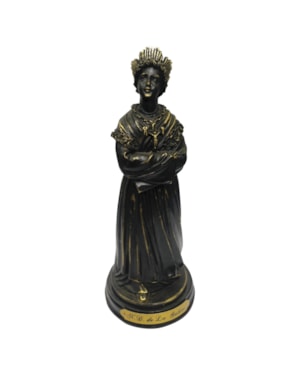 IMAGEM NOSSA SENHORA DE LA SALETTE 16CM DE ALTURA PRETA
