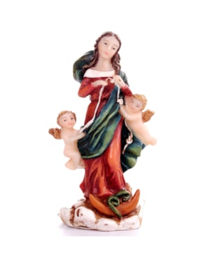 IMAGEM NOSSA SENHORA DESATADORA DOS NÓS 07CM DE ALTURA