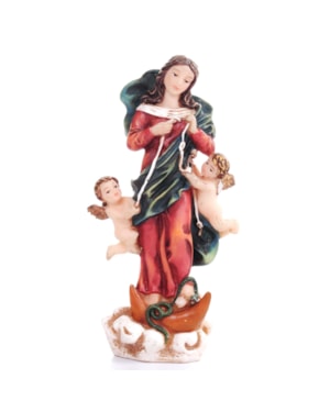 IMAGEM NOSSA SENHORA DESATADORA DOS NÓS 10CM DE ALTURA