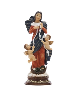IMAGEM NOSSA SENHORA DESATADORA DOS NÓS 15CM DE ALTURA