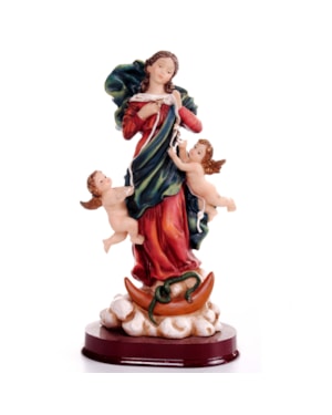 IMAGEM NOSSA SENHORA DESATADORA DOS NÓS 20CM DE ALTURA