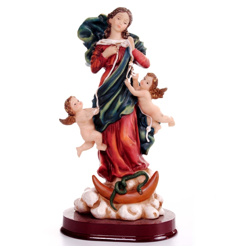 IMAGEM NOSSA SENHORA DESATADORA DOS NÓS 20CM DE ALTURA