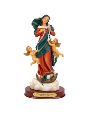 IMAGEM NOSSA SENHORA DESATADORA DOS NÓS 20CM DE ALTURA
