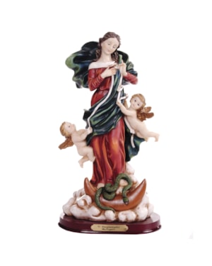 IMAGEM NOSSA SENHORA DESATADORA DOS NÓS 30CM DE ALTURA