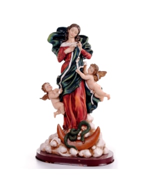 IMAGEM NOSSA SENHORA DESATADORA DOS NÓS 40CM DE ALTURA