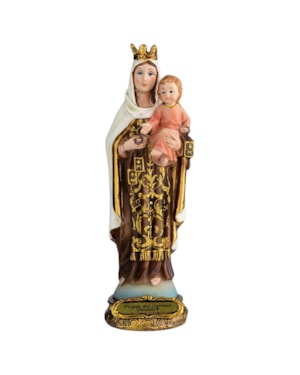 IMAGEM NOSSA SENHORA DO CARMO 15CM DE ALTURA