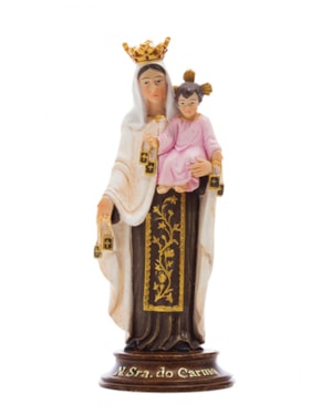 IMAGEM NOSSA SENHORA DO CARMO 15CM DE ALTURA