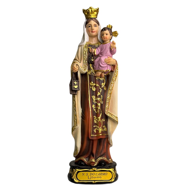 IMAGEM NOSSA SENHORA DO CARMO 20CM DE ALTURA