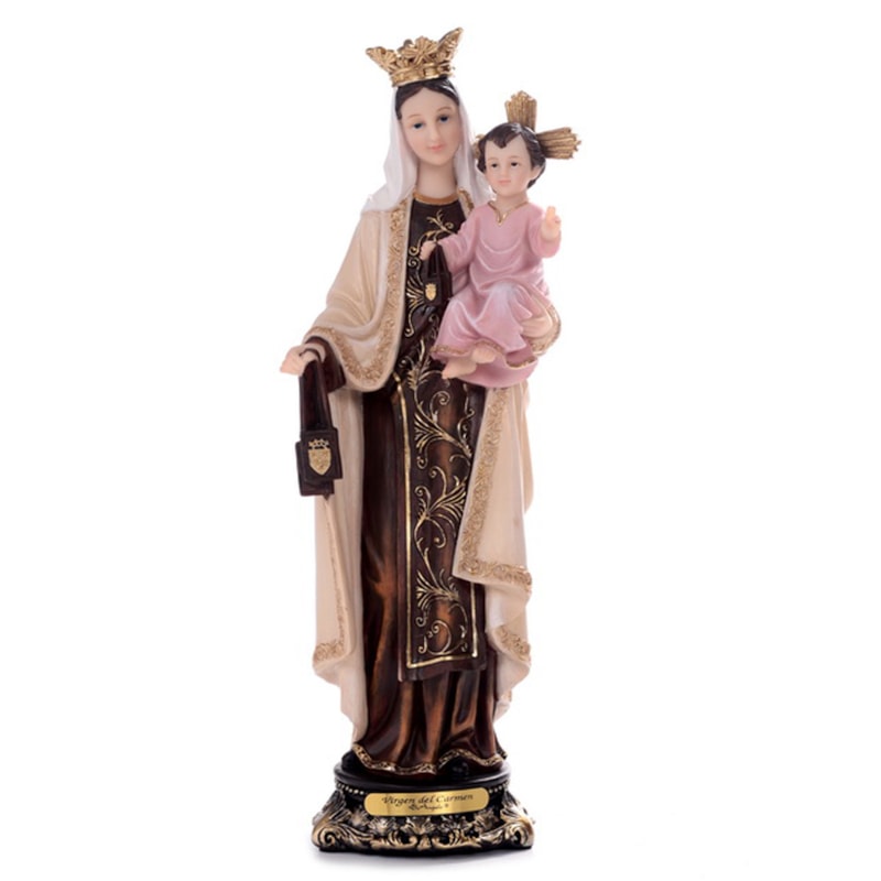 IMAGEM NOSSA SENHORA DO CARMO 30CM DE ALTURA