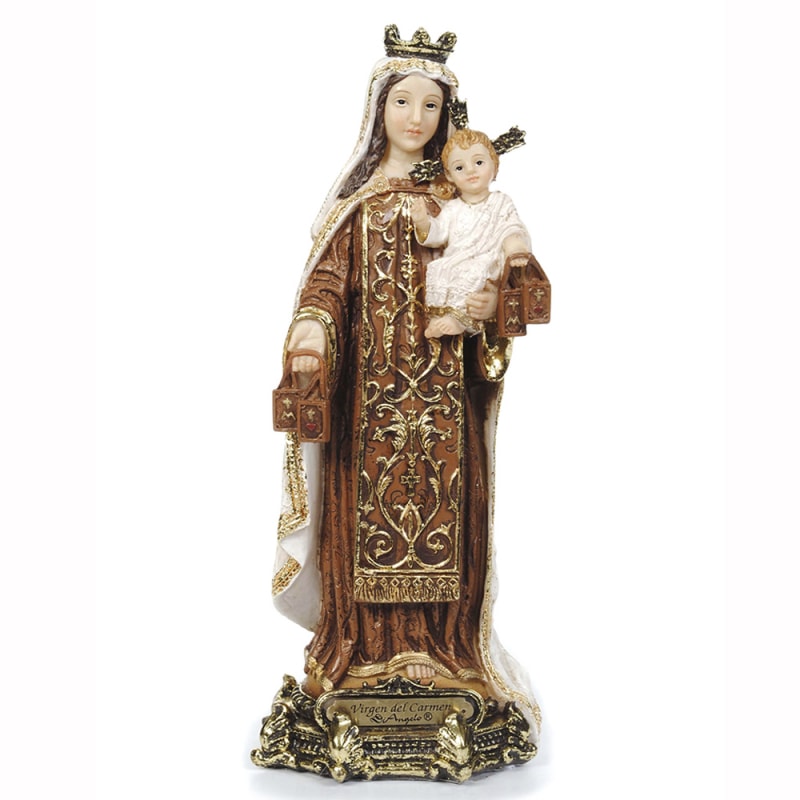 IMAGEM NOSSA SENHORA DO CARMO BARROCO 20CM DE ALTURA