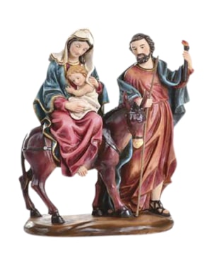 IMAGEM NOSSA SENHORA DO DESTERRO COM MENINO JESUS 25CM DE ALTURA