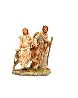 IMAGEM NOSSA SENHORA DO DESTERRO GRAVIDA 30CM DE ALTURA PINTURA ESTILO PORCELANA