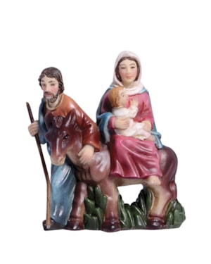 IMAGEM NOSSA SENHORA DO DESTERRO MENINO JESUS 09CM DE ALTURA