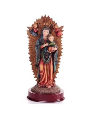 IMAGEM NOSSA SENHORA DO PERPÉTUO SOCORRO 14CM DE ALTURA