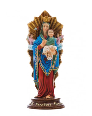 IMAGEM NOSSA SENHORA DO PERPÉTUO SOCORRO 15CM DE ALTURA