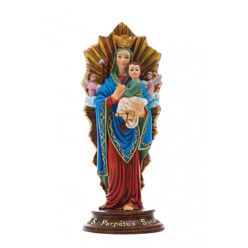 IMAGEM NOSSA SENHORA DO PERPÉTUO SOCORRO 15CM DE ALTURA