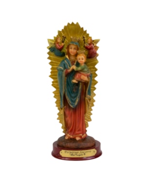 IMAGEM NOSSA SENHORA DO PERPETUO SOCORRO 20CM DE ALTURA