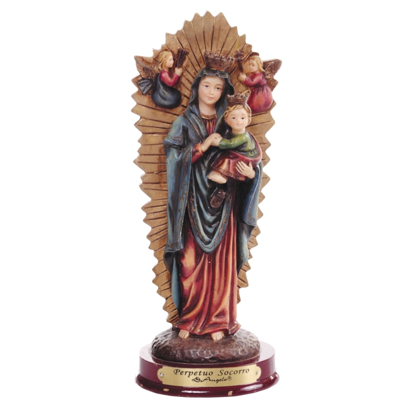 IMAGEM NOSSA SENHORA DO PERPÉTUO SOCORRO 20CM DE ALTURA
