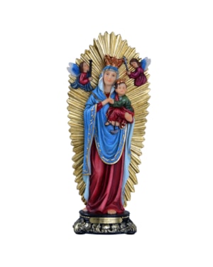 IMAGEM NOSSA SENHORA DO PERPETUO SOCORRO 30CM DE ALTURA