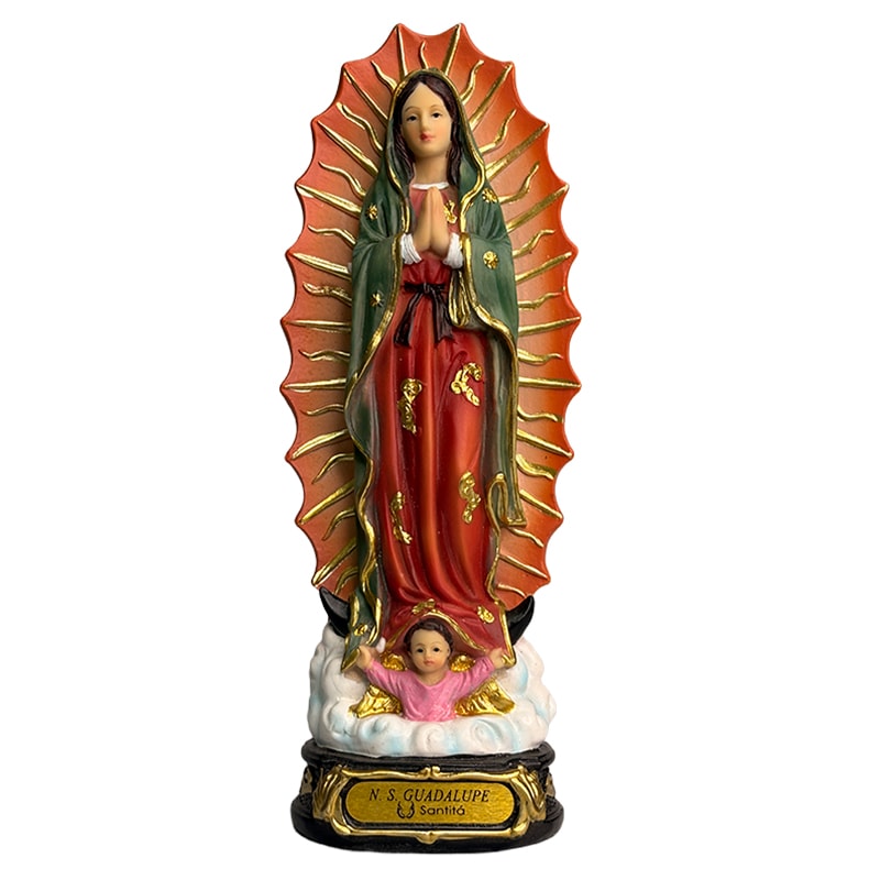 IMAGEM NOSSA SENHORA GUADALUPE 20CM DE ALTURA