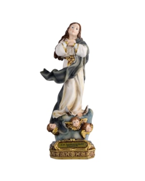 IMAGEM NOSSA SENHORA IMACULADA CONCEIÇÃO 12CM DE ALTURA