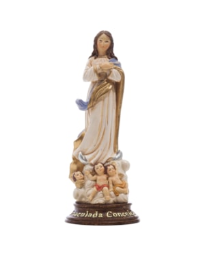 IMAGEM NOSSA SENHORA IMACULADA CONCEIÇÃO 15CM DE ALTURA