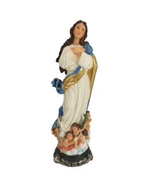 IMAGEM NOSSA SENHORA IMACULADA CONCEIÇÃO 20CM DE ALTURA