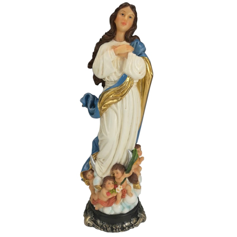 IMAGEM NOSSA SENHORA IMACULADA CONCEIÇÃO 20CM DE ALTURA