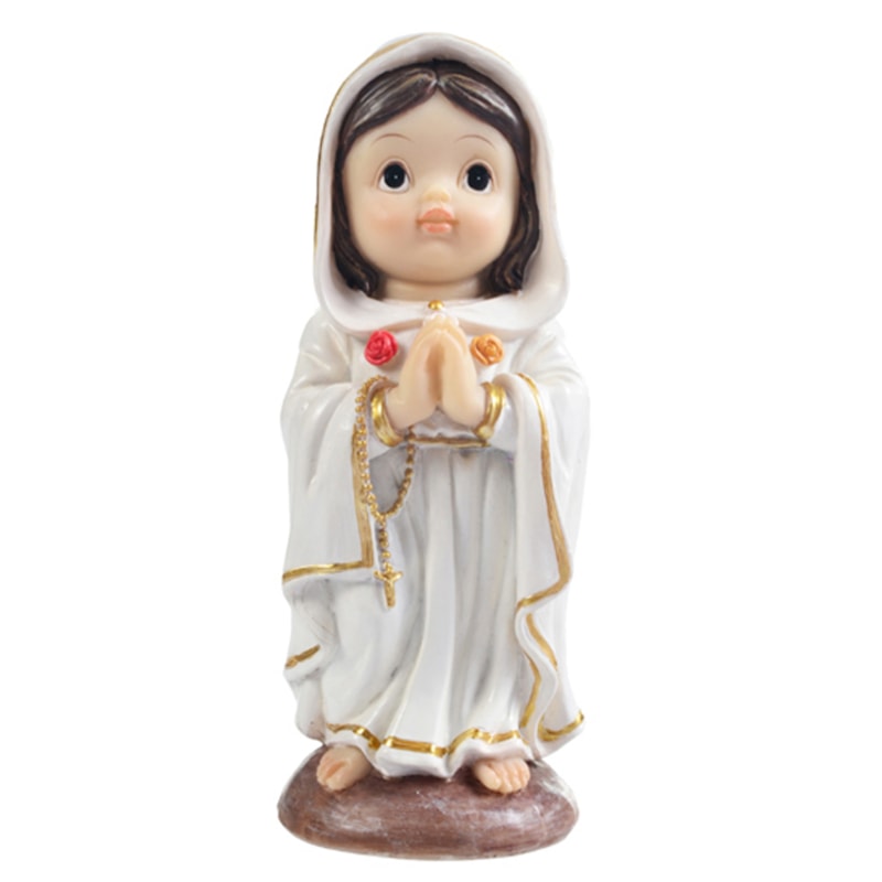 IMAGEM NOSSA SENHORA ROSA MISTICA 13CM DE ALTURA INFANTIL