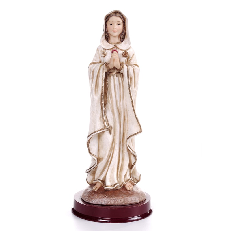 IMAGEM NOSSA SENHORA ROSA MISTICA 20CM DE ALTURA