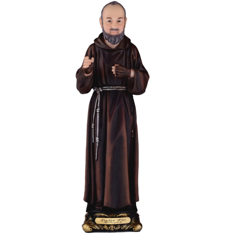 IMAGEM PADRE PIO 30CM DE ALTURA