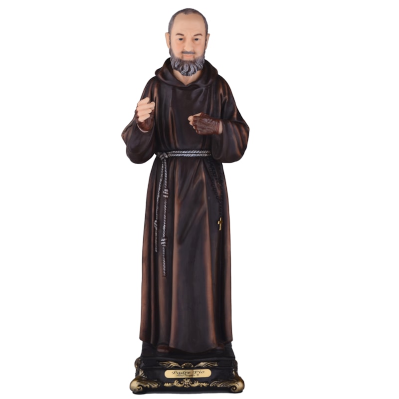 IMAGEM PADRE PIO 40CM DE ALTURA