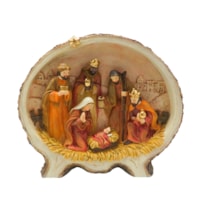 IMAGEM PRESEPIO OVAL DE MESA 18.5X16X4CM