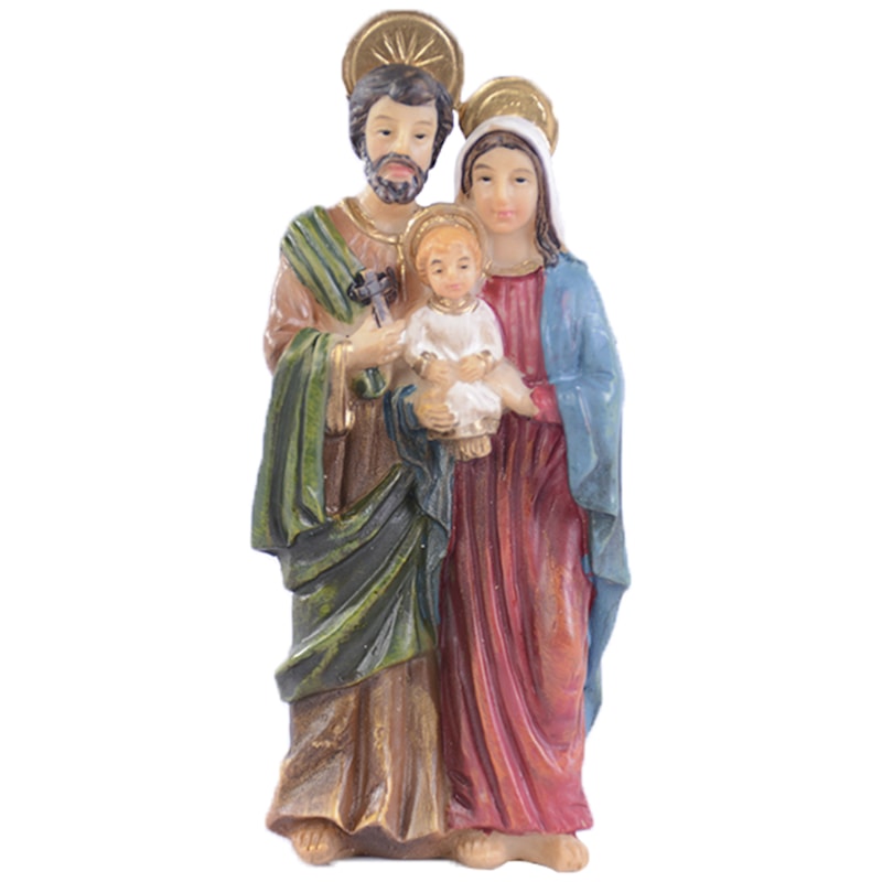IMAGEM SAGRADA FAMÍLIA 07CM DE ALTURA