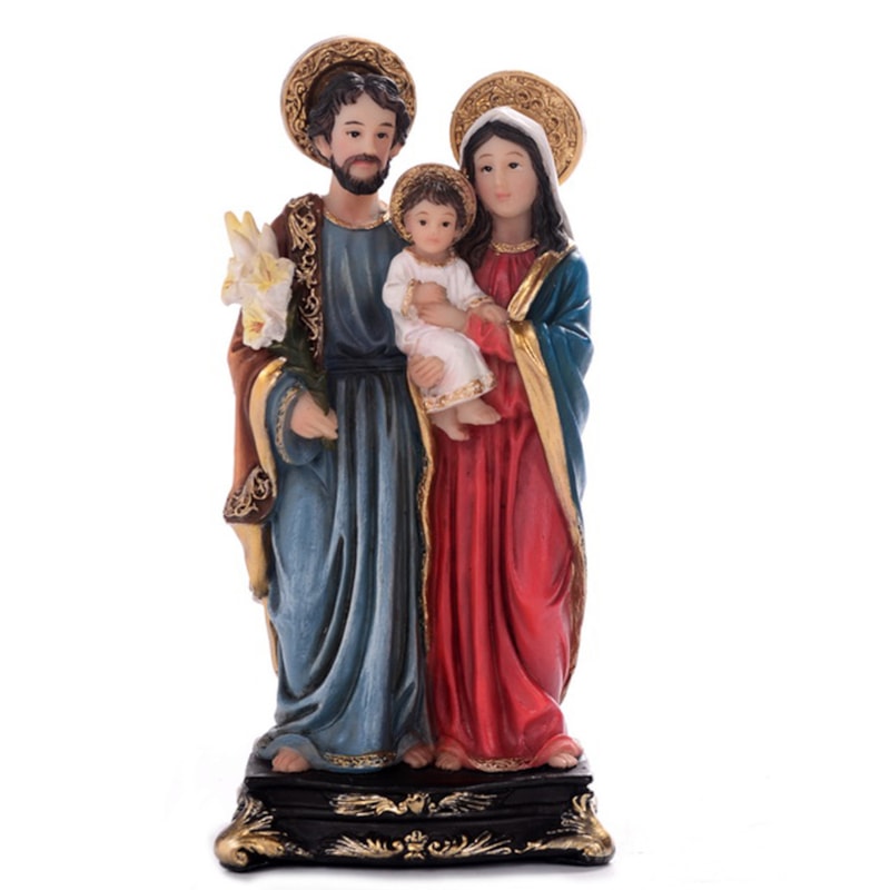 IMAGEM SAGRADA FAMÍLIA 12,5CM DE ALTURA