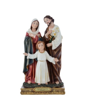 IMAGEM SAGRADA FAMÍLIA 20CM DE ALTURA