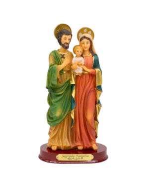 IMAGEM SAGRADA FAMÍLIA 20CM DE ALTURA