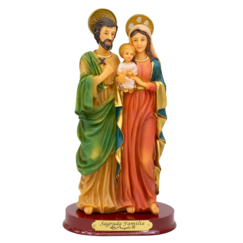 IMAGEM SAGRADA FAMÍLIA 20CM DE ALTURA