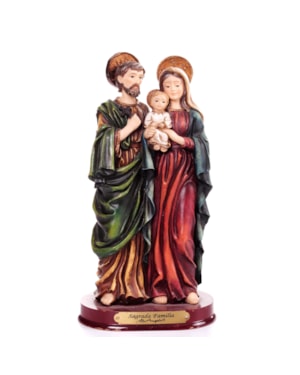 IMAGEM SAGRADA FAMÍLIA 20CM DE ALTURA