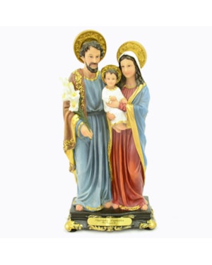 IMAGEM SAGRADA FAMÍLIA 20CM DE ALTURA