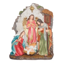 IMAGEM SAGRADA FAMÍLIA 26,5CM DE ALTURA SANTINI