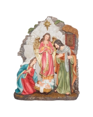 IMAGEM SAGRADA FAMÍLIA 26,5CM DE ALTURA SANTINI
