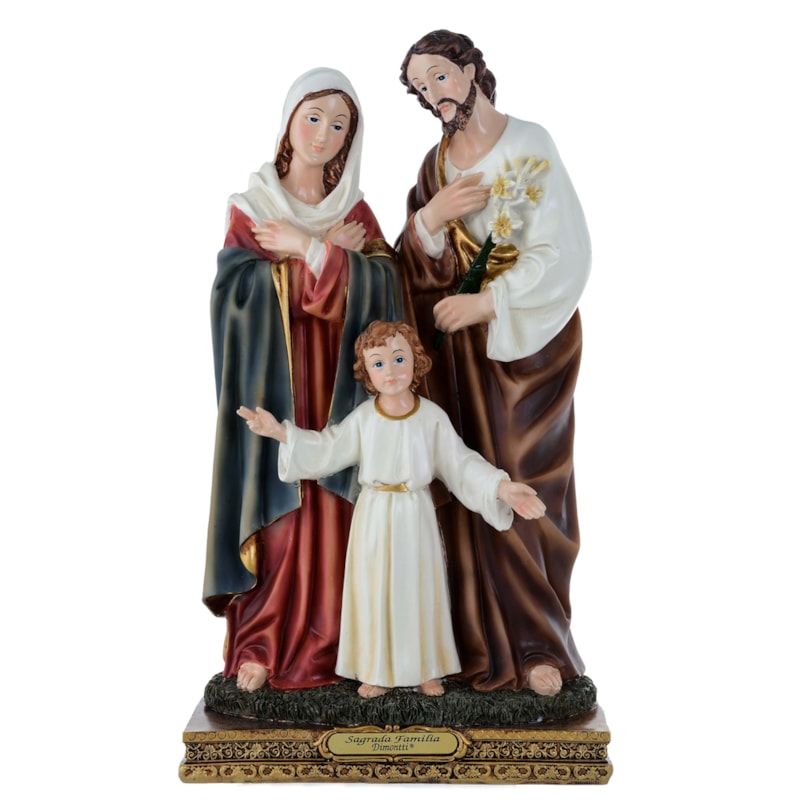 IMAGEM SAGRADA FAMÍLIA 30CM DE ALTURA