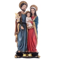 IMAGEM SAGRADA FAMÍLIA 30CM DE ALTURA
