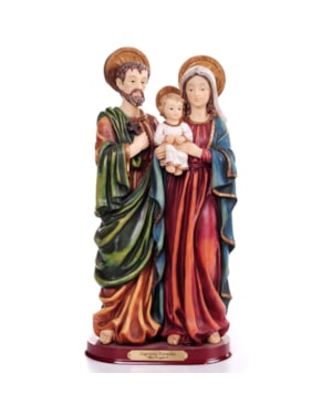 IMAGEM SAGRADA FAMÍLIA 30CM DE ALTURA