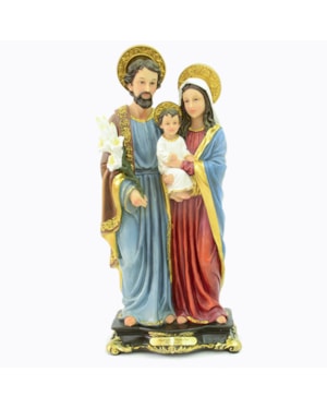 IMAGEM SAGRADA FAMÍLIA 30CM DE ALTURA