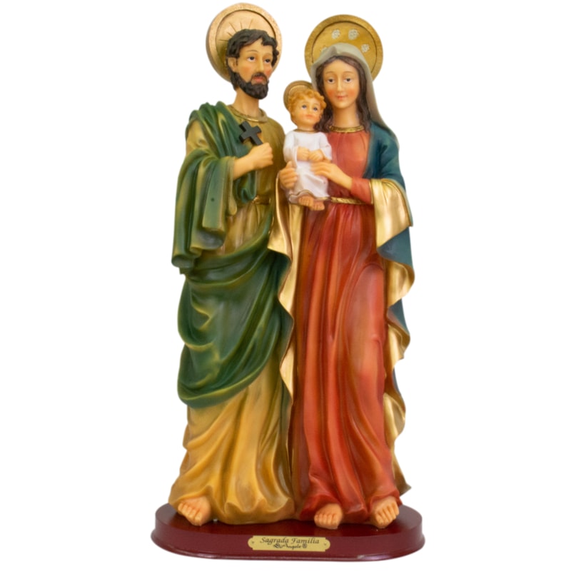 IMAGEM SAGRADA FAMÍLIA 40CM DE ALTURA
