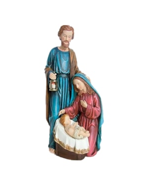 IMAGEM SAGRADA FAMÍLIA 40CM DE ALTURA
