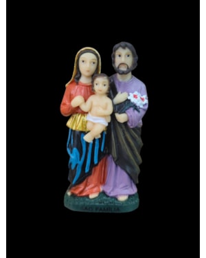 IMAGEM SAGRADA FAMILIA 8CM BR