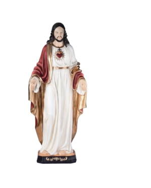 IMAGEM SAGRADO CORAÇÃO DE JESUS 121CM DE ALTURA